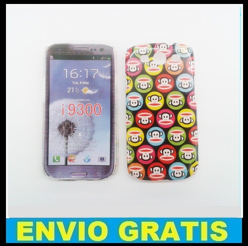 FUNDA CARCASA PARA SAMSUNG I9300 GALAXY S 3 PAUL FRANK NEGRA MODELO 2